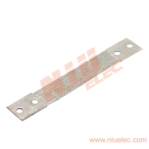 Заземляющие ленты и соединения с квадратными концами и двумя отверстиями